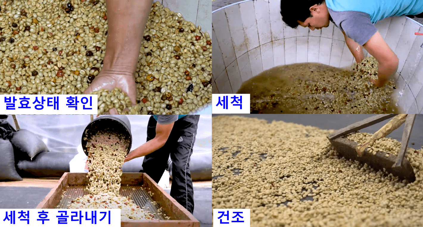 워시드 가공법의 단계별 과정