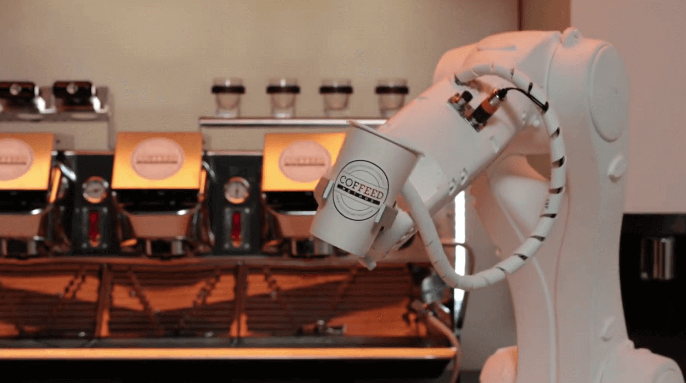 커피와 인공지능을 대변할 수 있는 바리스타 로봇