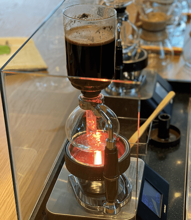 사이폰 커피 추출 : 침지식 커피추출방법